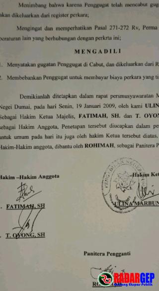 Ada Apa Dengan Yayasan Riau Madani, 3 Kali Menggugat Sampai Cabut Gugatan